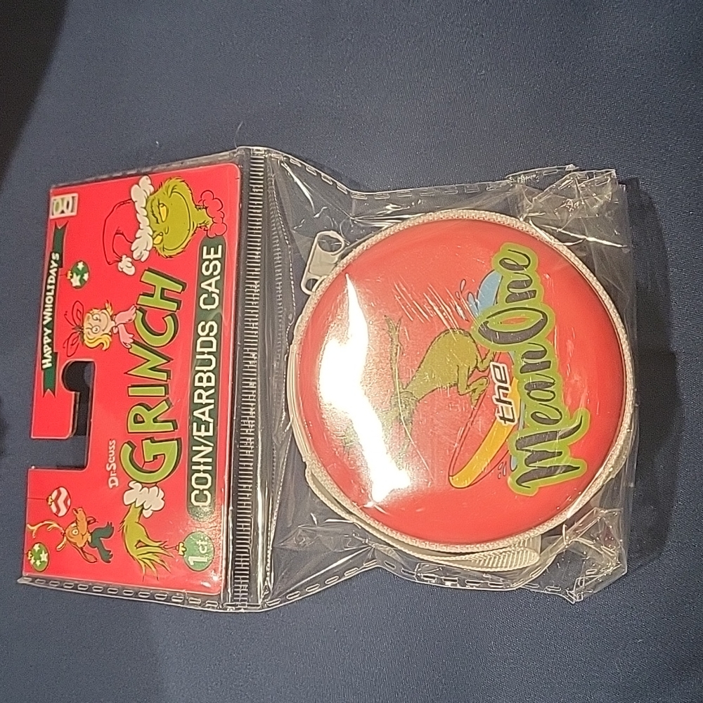 Grinch Ear Bud or Coin Purse